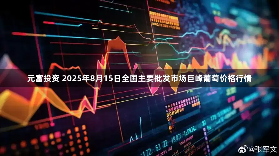 元富投资 2025年8月15日全国主要批发市场巨峰葡萄价格行情