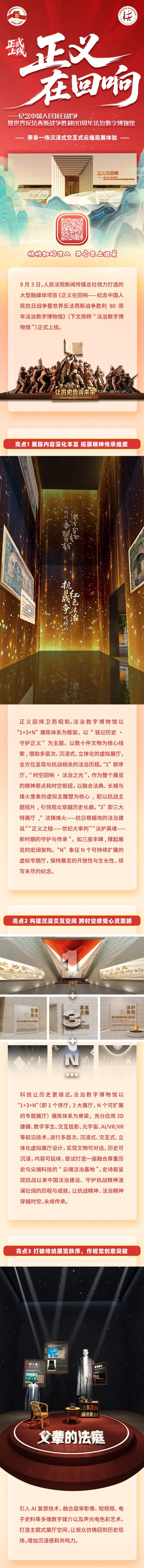 趣操盘 正式上线！正义在回响——纪念抗战胜利80周年法治数字博物馆带来一场沉浸式交互式云端逛展体验