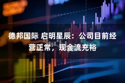 德邦国际 启明星辰：公司目前经营正常，现金流充裕